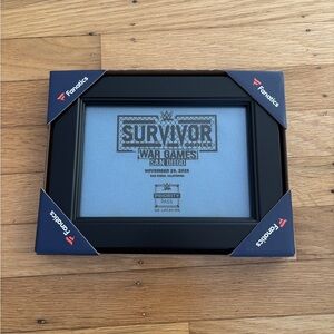 WWE 2025 Survivor Series War Games frame with engraved frame